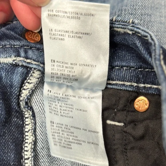 Miss Me Low Rise Bootcut Jeans Size 23 Embellished Pocket Western Y2K - Picture 7 of 8